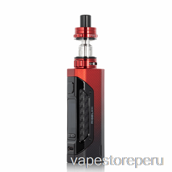 Vape Recargable Smok Rigel Mini 80w Kit De Inicio Negro Rojo